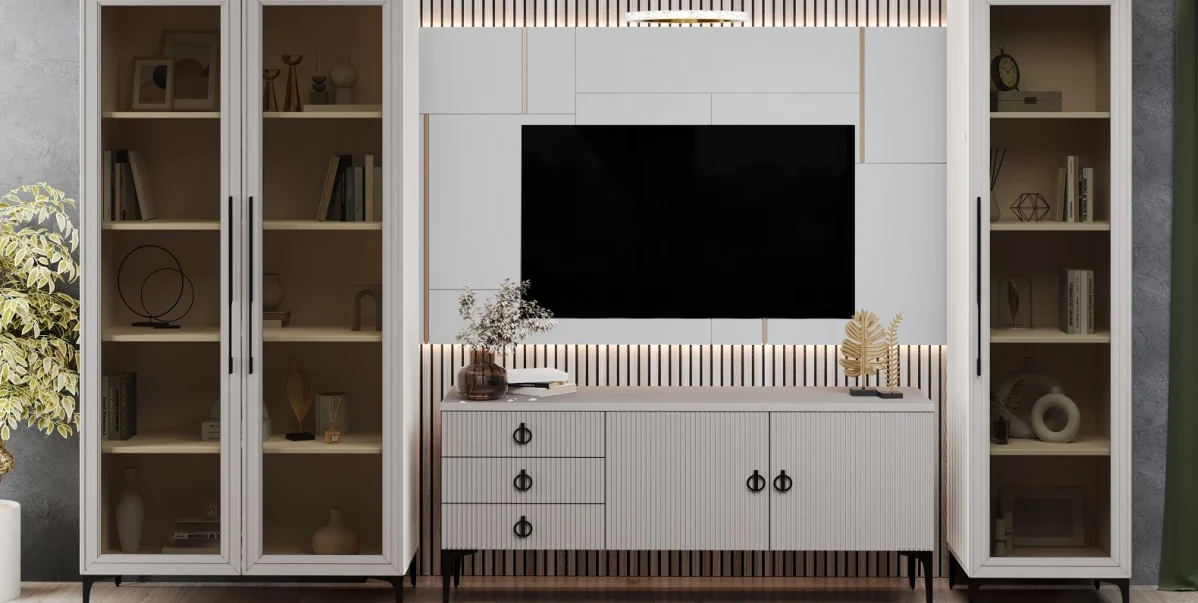 Гостиная Стелла серая